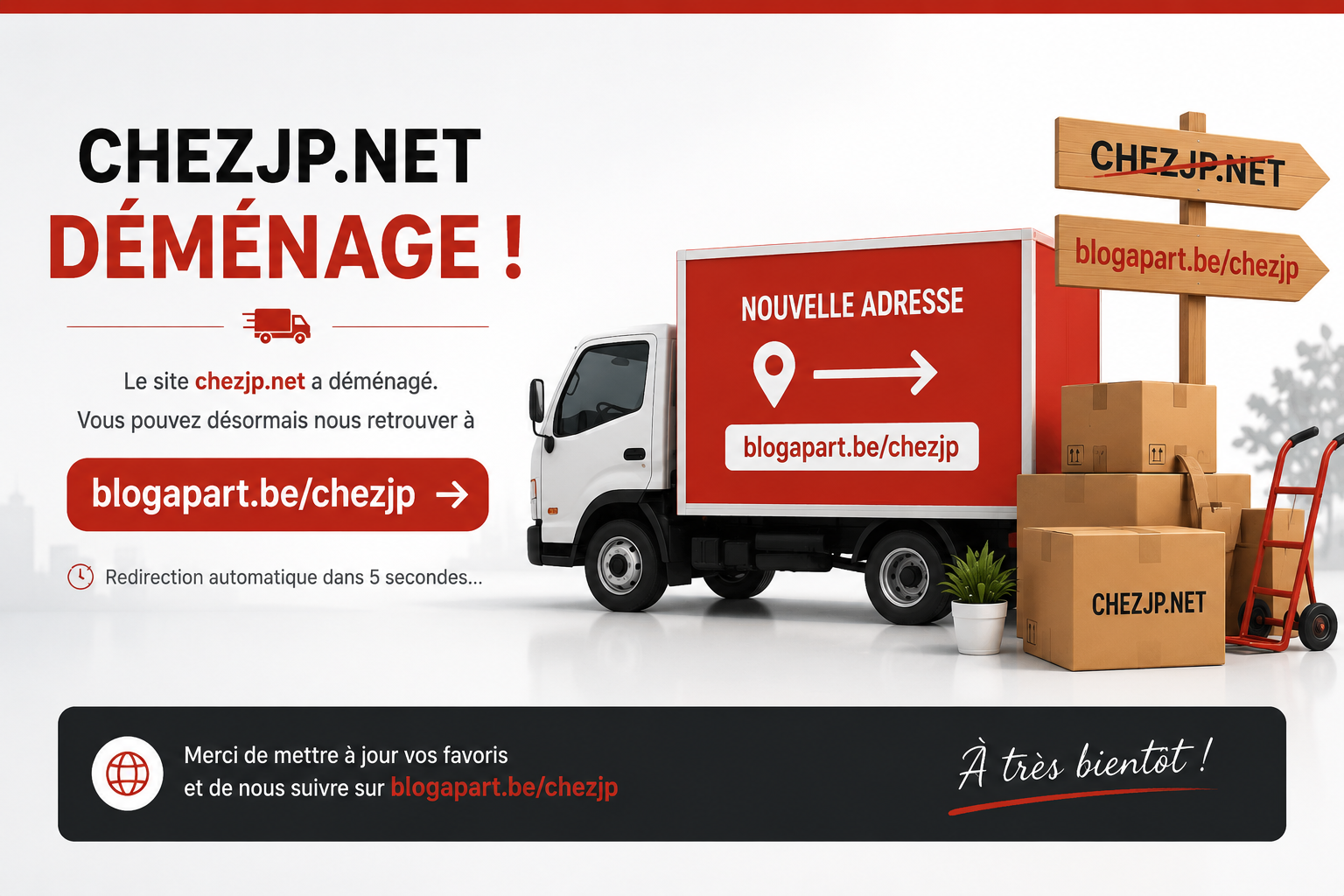 ChezJP.net déménage vers BlogApart.be